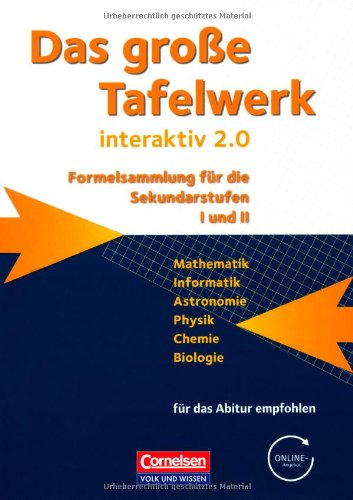 Beispielbild fr Das groe Tafelwerk interaktiv 2.0 - stliche Bundeslnder und Berlin: Schlerbuch zum Verkauf von medimops