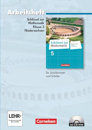 9783060067251: Schlssel zur Mathematik 5. Schuljahr. Arbeitsheft mit eingelegten Lsungen und CD-ROM. Differenzierende Ausgabe Niedersachsen