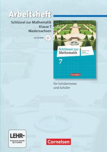 9783060067442: Schlssel zur Mathematik 7. Schuljahr. Arbeitsheft mit eingelegten Lsungen und CD-ROM. Differenzierende Ausgabe Niedersachsen