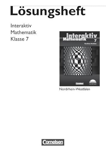 9783060088720: Mathematik interaktiv, Ausgabe Nordrhein-Westfalen 7. Schuljahr, Lsungen zum Schlerbuch