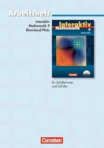 9783060089307: Mathematik interaktiv 9. Schuljahr. Standardarbeitsheft. Rheinland-Pfalz: Mit eingelegten Lsungen