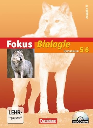 Beispielbild fr Fokus Biologie - Gymnasium - Ausgabe N: Band 5/6 - Schlerbuch mit CD-ROM zum Verkauf von medimops