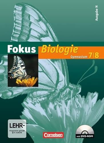 Beispielbild fr Fokus Biologie - Gymnasium - Ausgabe N: Fokus Biologie 7/8. Schlerbuch. Gymnasium Nord zum Verkauf von medimops