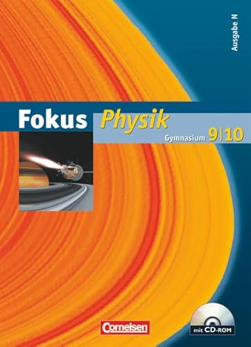 Stock image for Fokus Physik 9/10 - Ausgabe N - Schlerbuch mit CD-ROM. Gymnasium for sale by Buchpark
