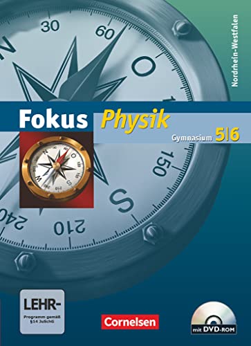 Stock image for Fokus Physik - Gymnasium Nordrhein-Westfalen: 5./6. Schuljahr - Schlerbuch mit DVD-ROM for sale by medimops