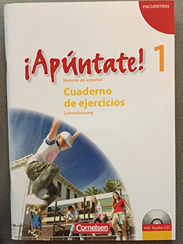 Beispielbild fr Apntate! 1. Cuaderno de ejercicios. Lehrerfassung inkl. CD. Spanisch als 2. Fremdsprache zum Verkauf von medimops