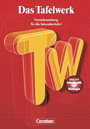 Imagen de archivo de Das Tafelwerk - stliche Bundeslnder und Berlin: Schlerbuch: Kartoniert: Ein Tabellen- und Formelwerk fr den mathematisch-naturwissenschaftlichen Unterricht der Sekundarstufe 1 a la venta por medimops