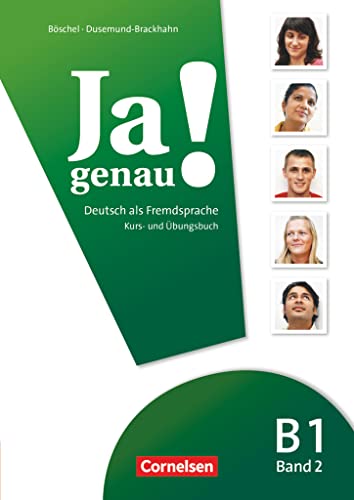 9783060241620: Ja genau! B1/2 Kurs- und Uebungsbuch mit Loesungen (+ Audio CD)