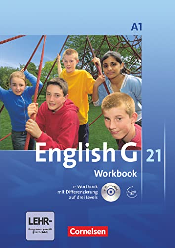 9783060312696: English G 21. Ausgabe A 1. Workbook mit CD-ROM (e-Workbook) und Audios Online: 5. Schuljahr