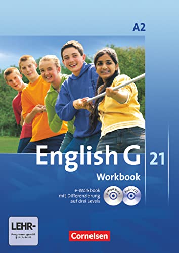 9783060312702: English G 21. Ausgabe A 2. Workbook mit CD-ROM (e-Workbook) und Audios Online: 6. Schuljahr