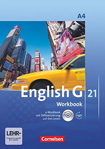 Beispielbild fr English G 21 - Ausgabe A: Band 4: 8. Schuljahr - Workbook mit CD-ROM (e-Workbook) und CD zum Verkauf von medimops