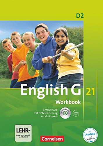 Beispielbild fr English G 21 - Ausgabe D: Band 2: 6. Schuljahr - Workbook mit CD-ROM (e-Workbook) und CD zum Verkauf von medimops