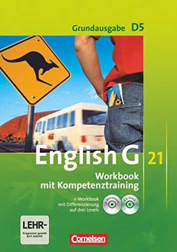 English G 21. Grundausgabe D 5. Workbook mit CD-ROM (e-Workbook) und CD: 9. Schuljahr (9783060312894) by Jennifer Seidl