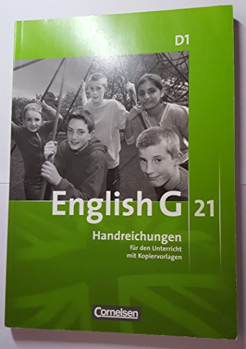 9783060313396: English G 21 D1, Handreichungen fr den Unterricht mit Kopiervorlagen (Livre en allemand)