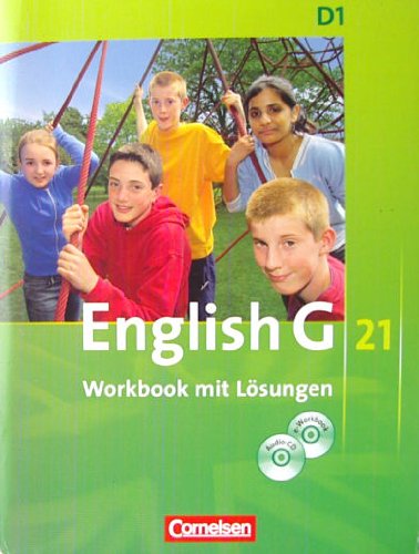 9783060313891: English G 21, D1, Workbook mit Lsungen uns 2 CDs