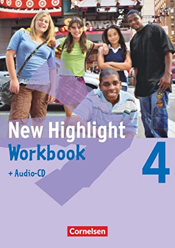 Beispielbild fr New Highlight - Allgemeine Ausgabe: Band 4: 8. Schuljahr - Workbook mit Text-CD zum Verkauf von medimops