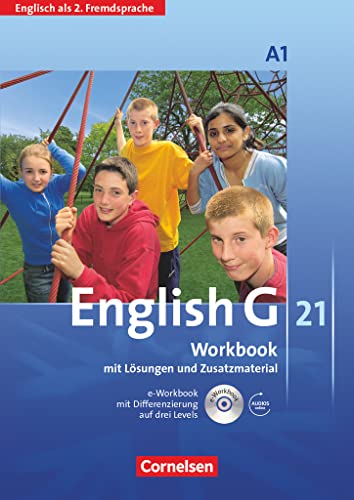 Beispielbild fr English G 21 - Ausgabe A - 2. Fremdsprache: Band 1: 1. Lernjahr - Workbook mit CD-ROM (e-Workbook) und CD: Mit Kontrollbogen und Arbeitsblttern On Track zum Verkauf von medimops