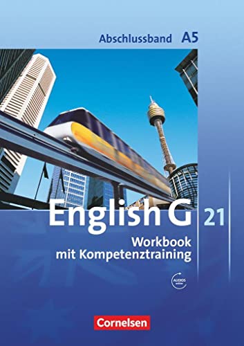 9783060322633: English G 21 - Ausgabe A: Englisch G21 A5 Workbook mit Kompetenztraining mit Audios online: 9. Schuljahr