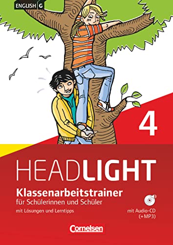 9783060326440: English G Headlight 04: 8. Schuljahr. Klassenarbeitstrainer mit Lsungen und Audios online: Audio-Dateien auch als MP3