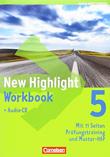 9783060327614: New Highlight 5: 9. Schuljahr. Werkrealschulen (5 Wochenstunden). Workbook mit Lieder-/Text-CD. Baden-Wrttemberg.: Mit Workbook Extra im Paket