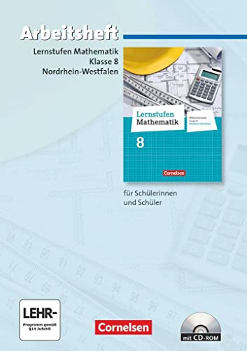 Beispielbild fr Lernstufen Mathematik - Differenzierende Ausgabe Nordrhein-Westfalen - Neubearbeitung: 8. Schuljahr - Arbeitsheft mit eingelegten Lsungen und CD-ROM zum Verkauf von medimops