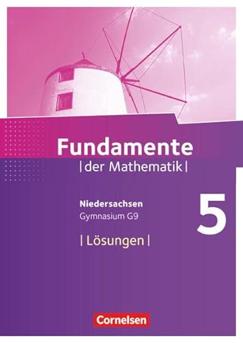Beispielbild fr Fundamente der Mathematik - Gymnasium Niedersachsen: 5. Schuljahr - Lsungen zum Schlerbuch zum Verkauf von medimops