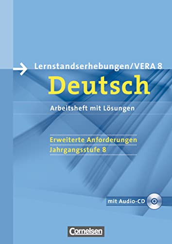 9783060601240: Vorbereitungsmaterialien fr VERA - Deutsch. 8. Schuljahr. Erweiterte Anforderungen C. Arbeitsheft mit Lsungen
