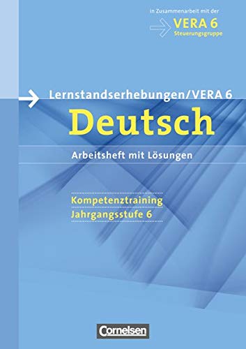 9783060601936: Vorbereitungsmaterialien fr VERA - Vergleichsarbeiten/Lernstandserhebungen - Deutsch - 6. Schuljahr: Arbeitsheft mit Lsungen