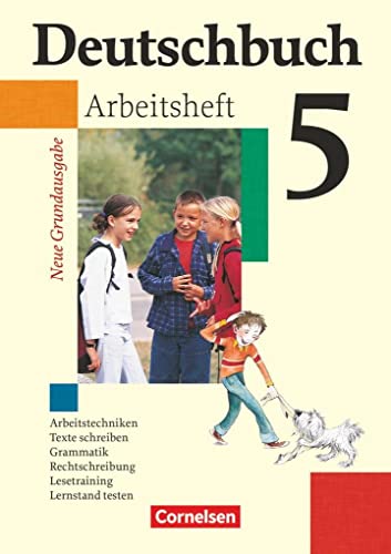 9783060608027: Deutschbuch: Arbeitsheft 5 - Neue Grundausgabe