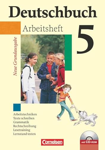 9783060609581: Deutschbuch: Deutschbuch 5 Arbeitsheft mit CD-Rom - Neue Grundausgabe