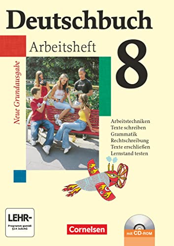 Stock image for Deutschbuch - Neue Grundausgabe: 8. Schuljahr - Arbeitsheft mit Lsungen und bungs-CD-ROM: Sprach- und Lesebuch for sale by medimops