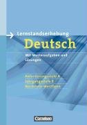 9783060609864: Lernstandserhebung Deutsch, Nordrhein-Westfalen : Jahrgangsstufe 8, Anforderungsstufe A, 2008 (Livre en allemand)