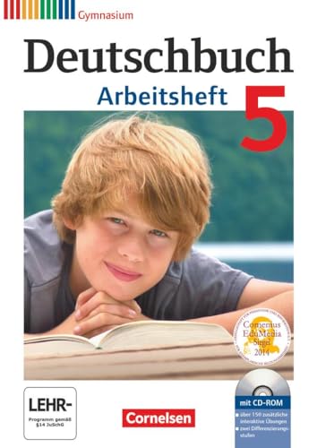 Stock image for Deutschbuch - Gymnasium - Allgemeine Ausgabe/Neubearbeitung: 5. Schuljahr - Arbeitsheft mit Lsungen und bungs-CD-ROM for sale by medimops