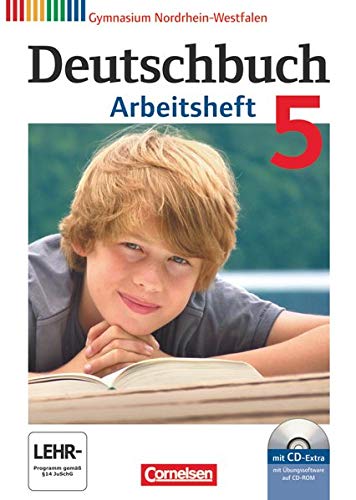 9783060620357: Deutschbuch 5. Schuljahr. Arbeitsheft mit Lsungen und bungs-CD-ROM. Gymnasium Nordrhein-Westfalen