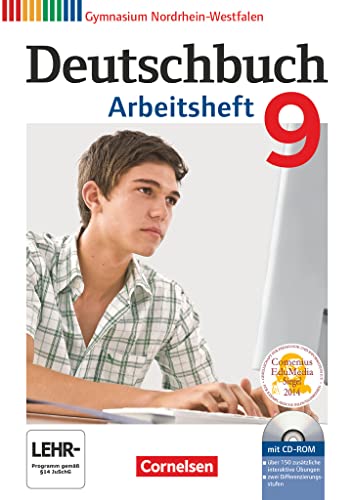 Beispielbild fr Deutschbuch Gymnasium - Nordrhein-Westfalen: 9. Schuljahr - Arbeitsheft mit Lsungen und bungs-CD-ROM zum Verkauf von medimops