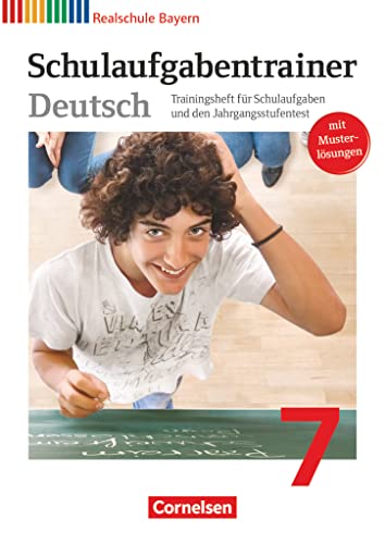 Beispielbild fr Deutschbuch - Realschule Bayern: 7. Jahrgangsstufe - Schulaufgabentrainer mit Lsungen zum Verkauf von medimops