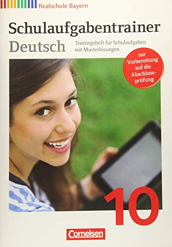 Stock image for Deutschbuch 10. Jahrgangsstufe. Schulaufgabentrainer mit Lsungen. Realschule Bayern -Language: german for sale by GreatBookPrices