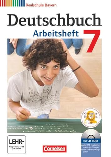 Beispielbild fr Deutschbuch - Realschule Bayern: 7. Jahrgangsstufe - Arbeitsheft mit Lsungen und bungs-CD-ROM zum Verkauf von medimops