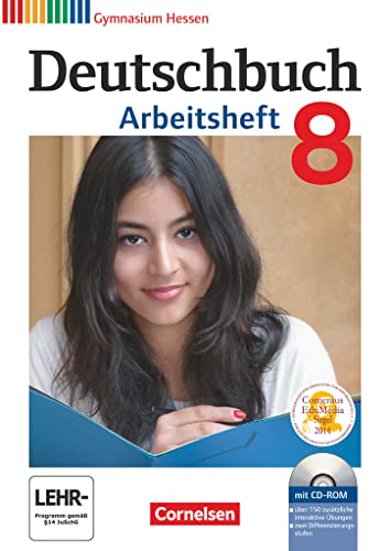 Deutschbuch Gymnasium - Hessen G8/G9: 8. Schuljahr - Arbeitsheft mit Lösungen und Übungs-CD-ROM - Horwitz, Angela, Mielke, Dr. Angela