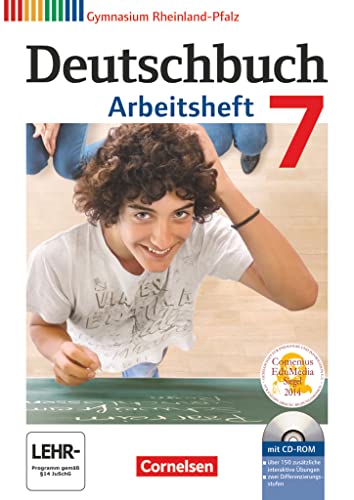 Beispielbild fr Deutschbuch 7. Schuljahr. Arbeitsheft mit L�sungen und �bungs-CD-ROM. Gymnasium Rheinland-Pfalz zum Verkauf von Chiron Media