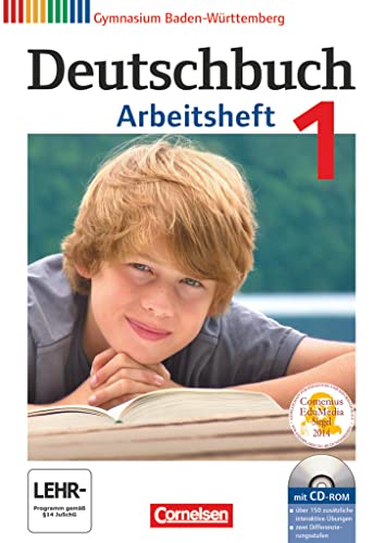 9783060626496: Deutschbuch Baden-wurttemberg: Deutschbuch 1 Arbeitsheft MIT Cd-rom Baden-wurttemberg