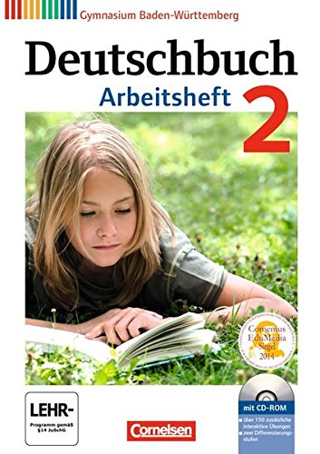 Stock image for Deutschbuch - Gymnasium Baden-Wrttemberg - Neubearbeitung: Band 2: 6. Schuljahr - Arbeitsheft mit Lsungen und bungs-CD-ROM for sale by medimops