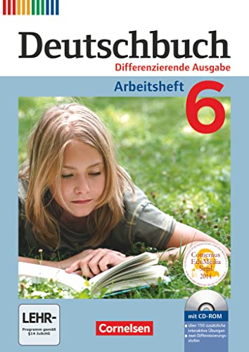 Beispielbild fr Deutschbuch - Differenzierende Ausgabe: 6. Schuljahr - Arbeitsheft mit Lsungen und bungs-CD-ROM zum Verkauf von medimops