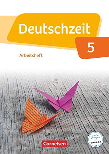 Imagen de archivo de Deutschzeit - Allgemeine Ausgabe / 5. Schuljahr - Arbeitsheft a la venta por medimops