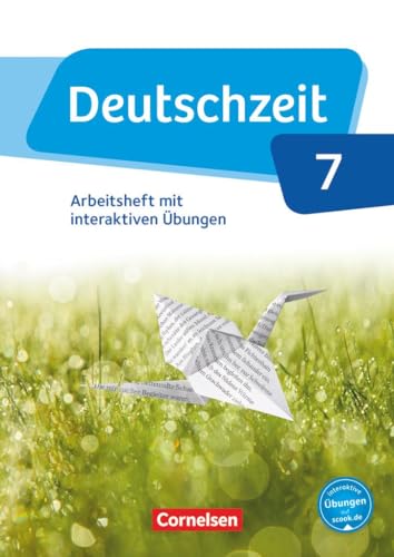Stock image for Deutschzeit 7. Schuljahr - Allgemeine Ausgabe - Arbeitsheft mit interaktiven bungen auf scook.de: Mit Lsungen for sale by Revaluation Books