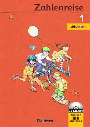 Stock image for Zahlenreise - Ausgabe N: 1. Schuljahr - Arbeitsheft mit CD-ROM: Mit Lernstandsseiten for sale by Leserstrahl  (Preise inkl. MwSt.)