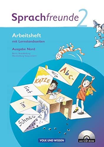 Stock image for Sprachfreunde 2. Schuljahr. Arbeitsheft und CD-ROM. Ausgabe Nord (Berlin, Brandenburg, Mecklenburg-Vorpommern) for sale by Blackwell's