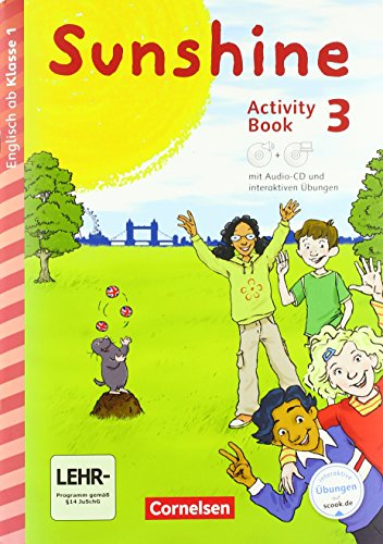 Beispielbild fr Sunshine - Early Start Edition - Neubearbeitung und Nordrhein-Westfalen: 3. Schuljahr - Activity Book mit interaktiven bungen auf scook.de: Mit CD-ROM und Audio-CD zum Verkauf von medimops