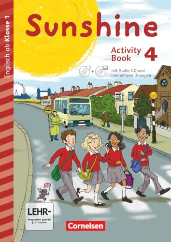 Beispielbild fr Sunshine - Early Start Edition 4. Schuljahr - Nordrhein-Westfalen - Activity Book mit interaktiven bungen auf scook.de: Mit CD-ROM, Audio-CD, Minibildkarten und Faltbox zum Verkauf von Revaluation Books