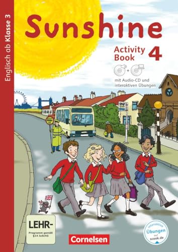 Beispielbild fr Sunshine - Allgemeine Ausgabe - Neubearbeitung: 4. Schuljahr - Activity Book mit interaktiven bungen auf scook.de: Mit CD-ROM und Audio-CD zum Verkauf von medimops